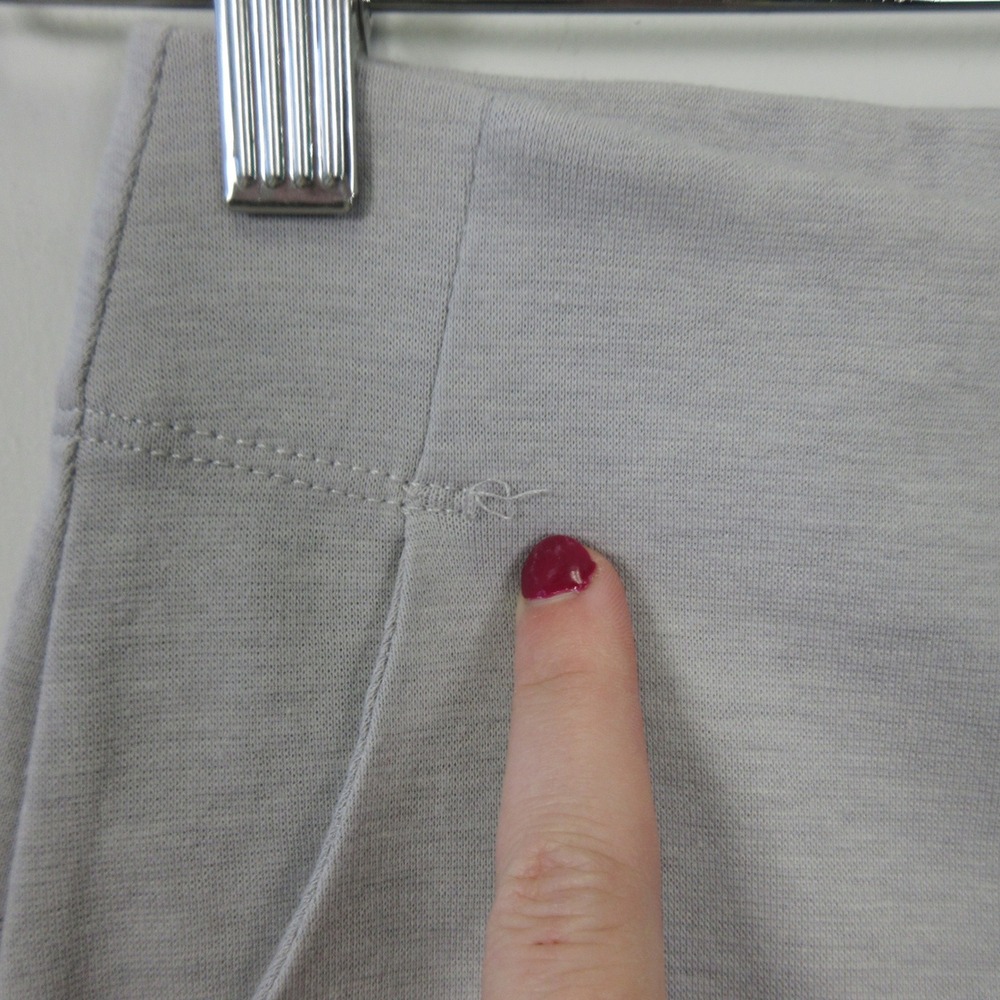 LUNYA Restore Pocket Legging Grey Supima Cotton Lounge Pants XS Made in USA - Picture 5 of 12